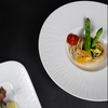 Farfurie cu paste din porțelan alb de 11,25 inch Farfurie pentru supă Veselă restaurant