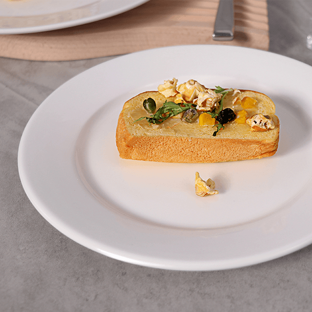 Farfurii pentru aperitive pentru petreceri, personalizate, albe, farfurie din porțelan pentru restaurante, hotel