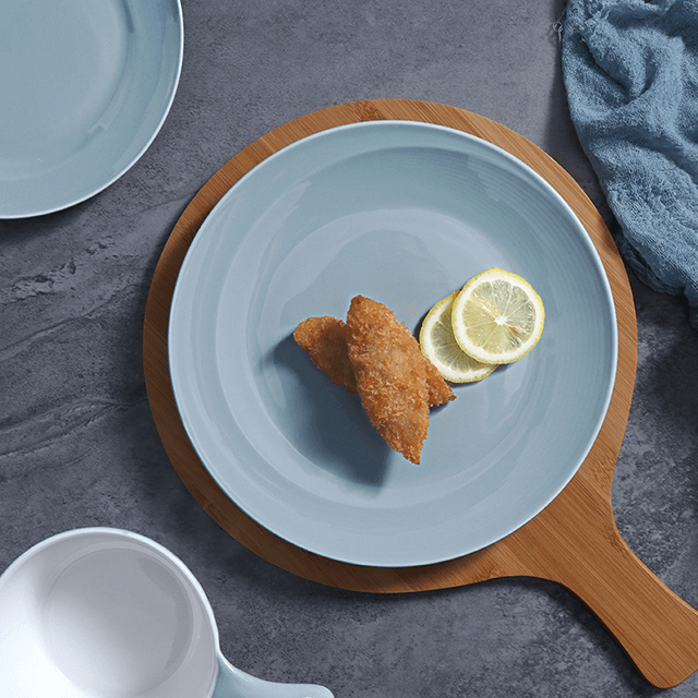 Seturi de farfurii nordice Set de cină de lux Set de veselă din ceramică Farfurii Set de bol și farfurii din ceramică