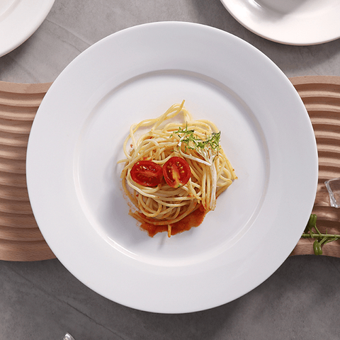 Farfurii pentru aperitive pentru petreceri, personalizate, albe, farfurie din porțelan pentru restaurante, hotel