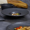 Veselă Neagră Mat Restaurant Japonez Farfurii Antree Seturi Farfuri Negre Veselă