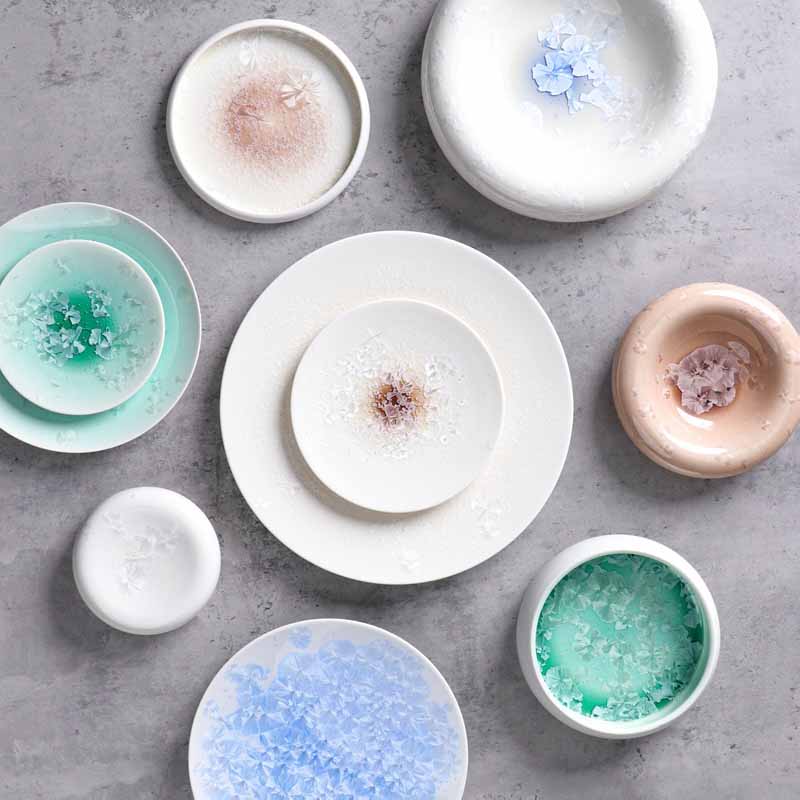 Producator de tacamuri ceramice farfurie de portelan pentru hotel