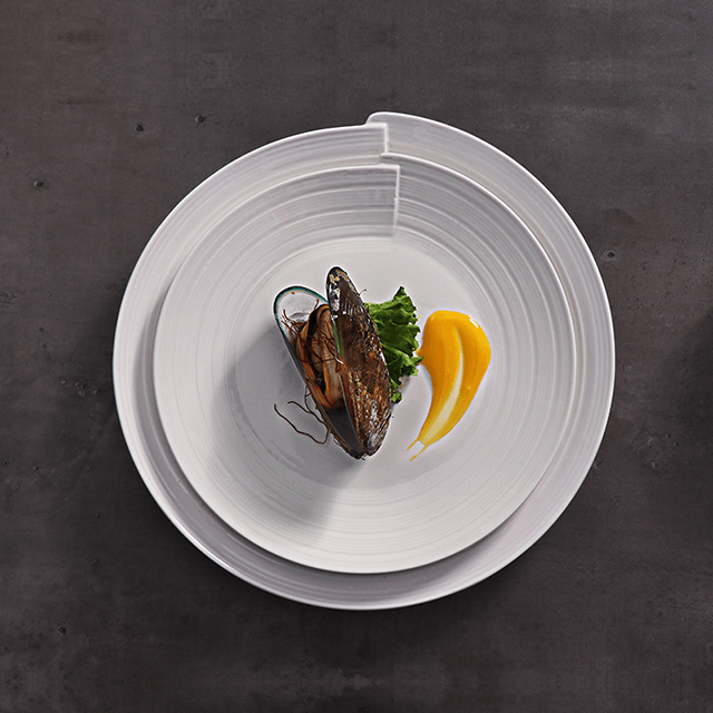 Bucătărie Hotel Veselă White Wave Set și farfurii