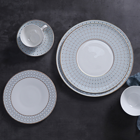 Bone China White Dinnerware Bone China Porțelan Bone China Vesela