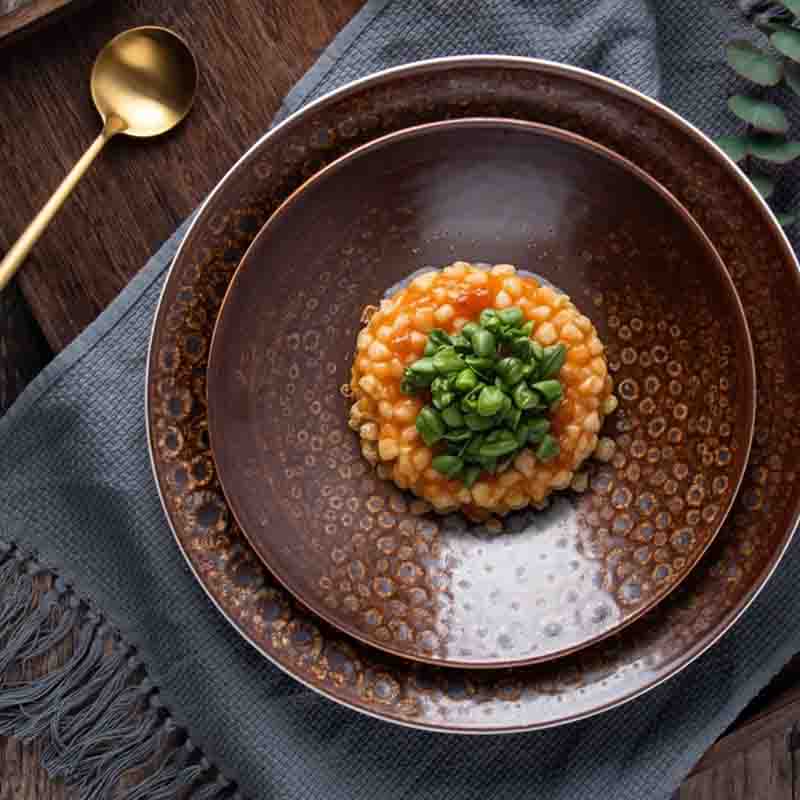 Vânzare cu ridicata a farfurii de hotel din porțelan premium pentru catering B2B