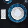 Kazahstan Hotel Dinnerware farfurii de lux Bone China