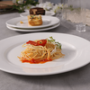 Farfurii pentru aperitive pentru petreceri, personalizate, albe, farfurie din porțelan pentru restaurante, hotel
