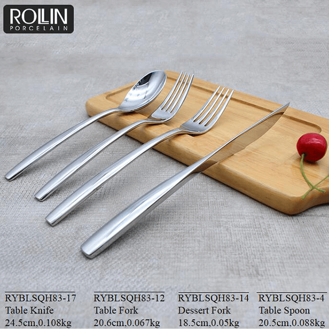 Seturi de tacâmuri inoxidabile cuțit de cină cu logo personalizat pentru hotel