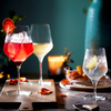 Pahare de băut pentru ospitalitate fără plumb de 16 uncii Pahar de vin cu bol unghiular