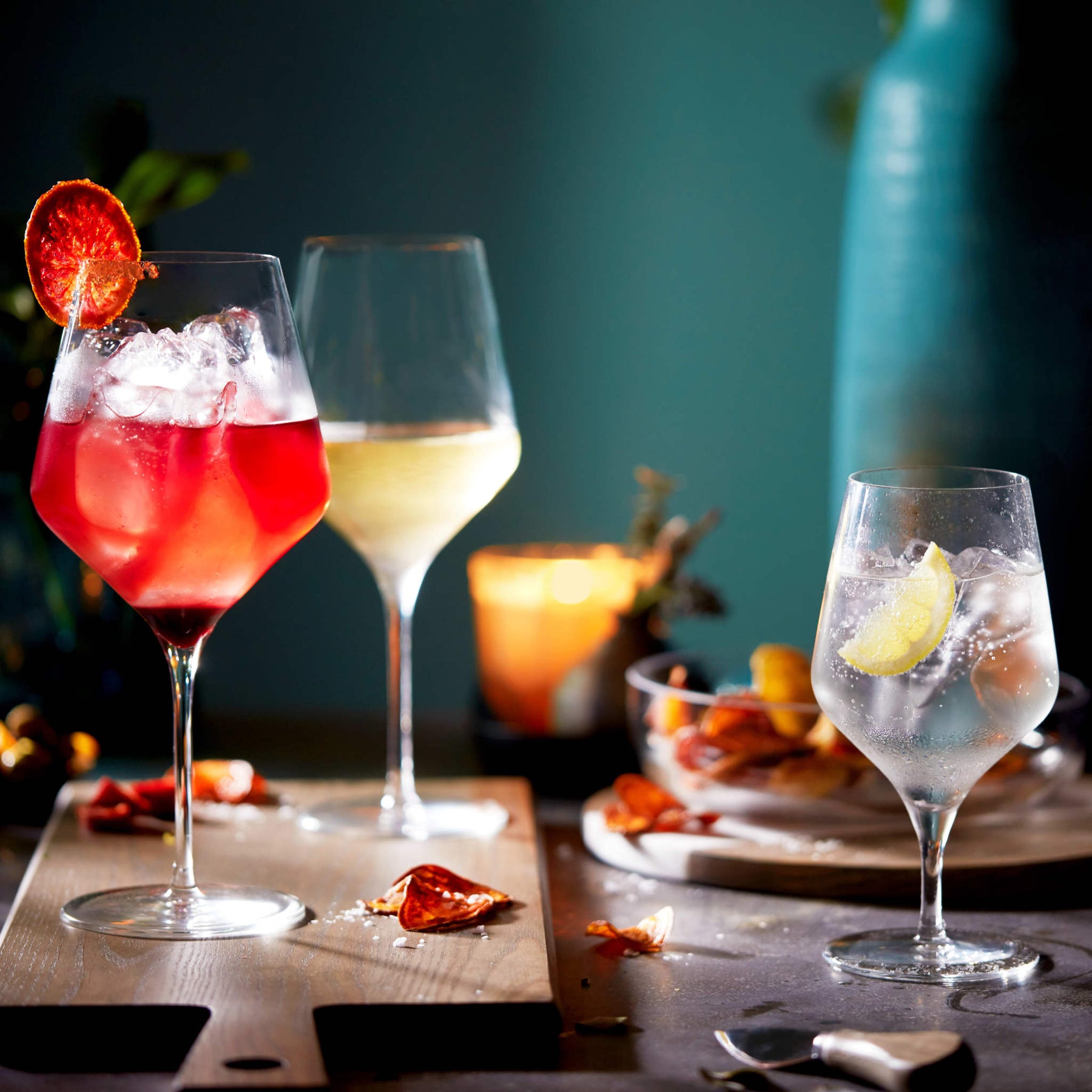 Pahare de băut pentru ospitalitate fără plumb de 16 uncii Pahar de vin cu bol unghiular