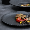 Veselă Neagră Mat Restaurant Japonez Farfurii Antree Seturi Farfuri Negre Veselă