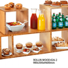 Raft de prezentare din lemn pentru bufet Articole de catering pentru hotel