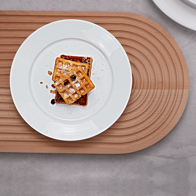 Set farfurii din porțelan alb Vase din ceramică