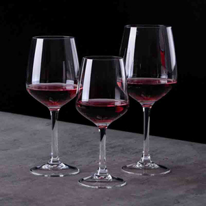 Sticla comercială transparentă pentru pahar de vin pentru hotel