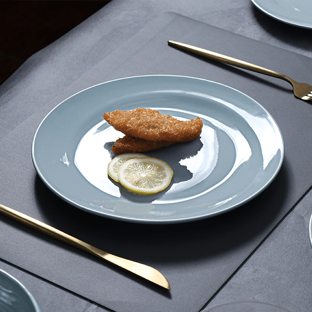 Seturi de farfurii nordice Set de cină de lux Set de veselă din ceramică Farfurii Set de bol și farfurii din ceramică