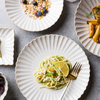 Cina albă Veselă de lux Restaurant Veselă de masă Seturi de farfurii Veselă de masă din ceramică albă Set de veselă din ceramică