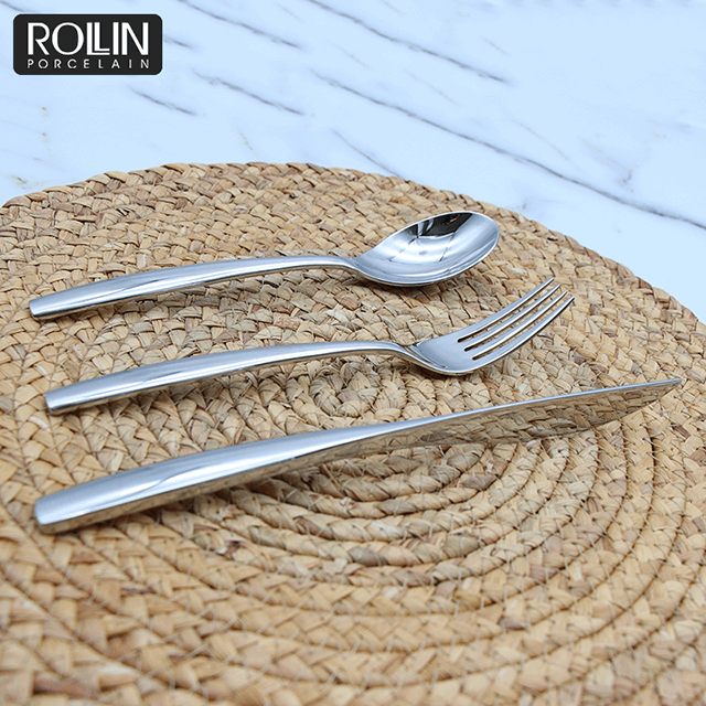 Seturi de tacâmuri inoxidabile cuțit de cină cu logo personalizat pentru hotel