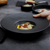 Veselă Neagră Mat Restaurant Japonez Farfurii Antree Seturi Farfuri Negre Veselă