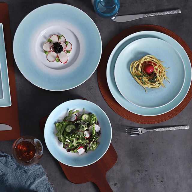 Veselă italiană Veselă de masă franceză mată