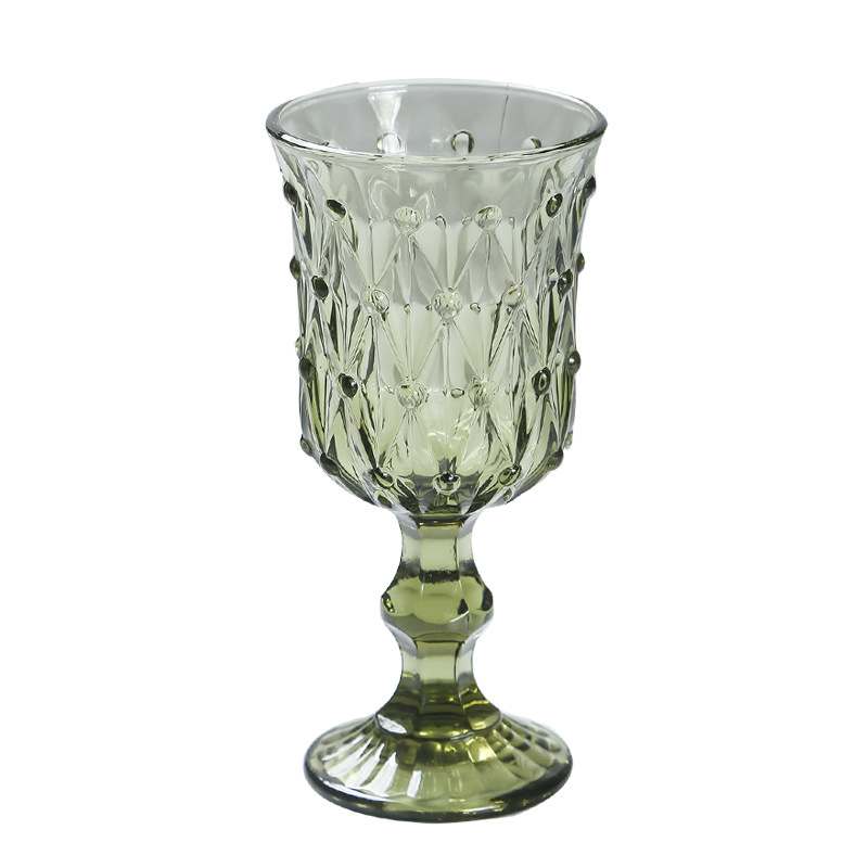 Pahare de bar Restaurant acasă Set cadou 7,5 oz Pahare colorate alb verde pentru vin