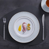 Furnizor de ospitalitate Guangzhou Catering la bord Veselă de lux Bone China Farfurii de masă
