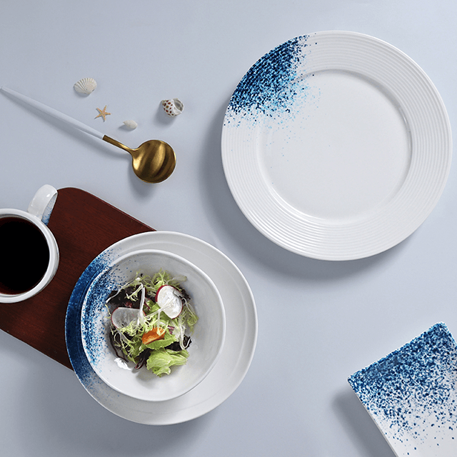 Fabrică de porțelan, aprovizionare hotelieră, set de veselă, paste, fructe de mare, farfurii, farfurii scoici, set de veselă pentru restaurant