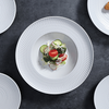 Furnizor de hotel Guangzhou Farfurii albe de cină Farfurie de petrecere din ceramică pentru restaurante.