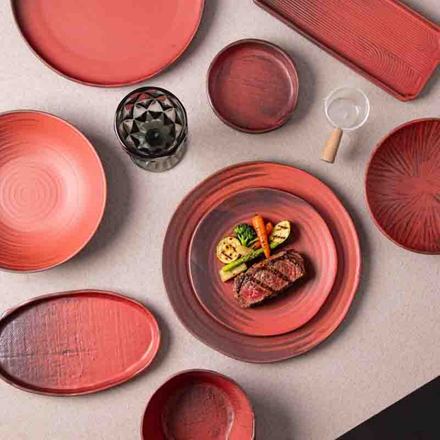 Producator de tacamuri ceramice Comert cu ridicata farfurii pentru restaurante
