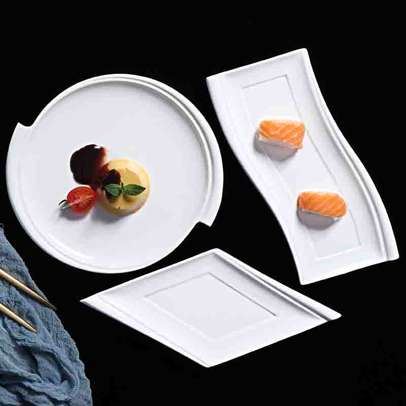 Producator de vase de masa din portelan alb